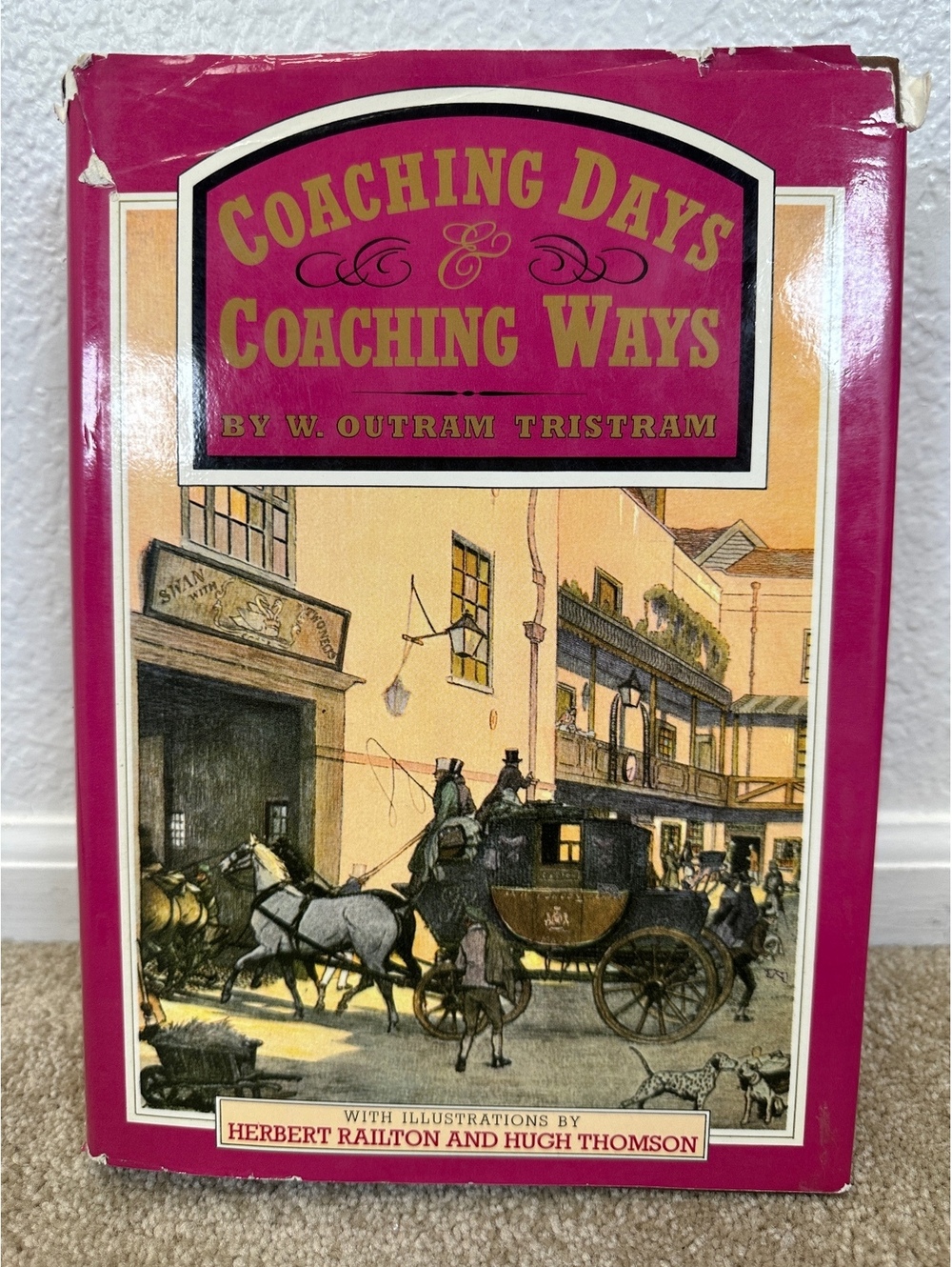 VTG 1985 Coaching Days & Coaching Ways W Outram Tristram Illustrated Hardcover